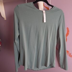 Light Green Long Sleeve Top